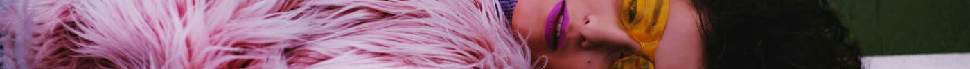 woman wearing pink fur