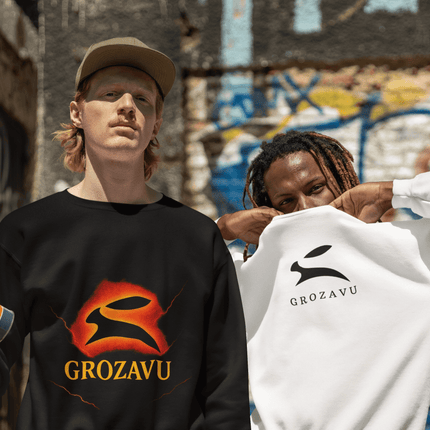 Grozavu Tee men – cotton, black