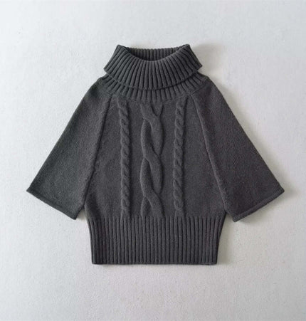 Suéter Capa de Punto Trenzado – Corte Suelto