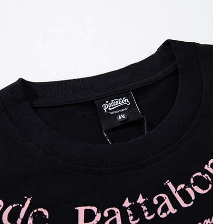 Butterfly Print TShirt – Loose Fit featuring a bold distressed butterfly design on a classic black tee.