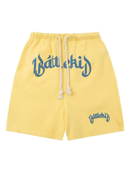 Close-up of black summer pants fabric