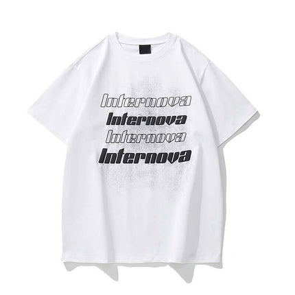 Black short sleeve t-shirt half with Grozavu logo