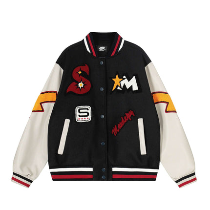 Front view of Digital Pattern Jacket - Grozavu brand streetwear