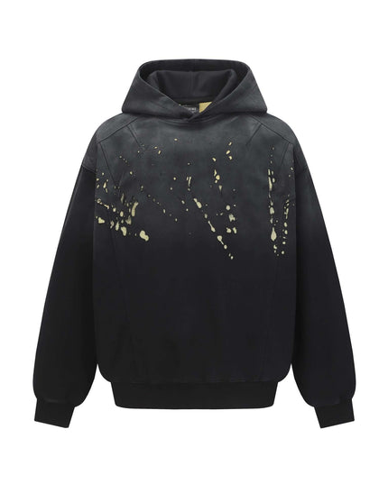 Maison Grozavu Modern Alabaster Hoodie in signature tone — front view showing the reinforced stitching on the hem