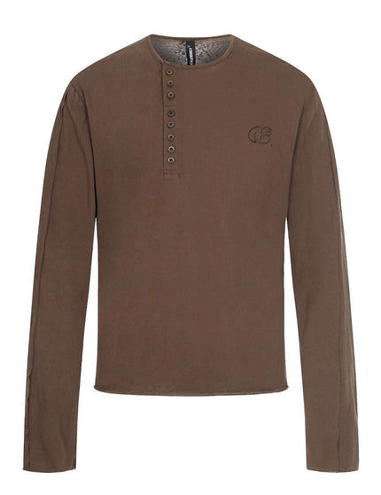 Iconic Long Sleeve Shirt by Grozavu - Close-up (Pos 3)