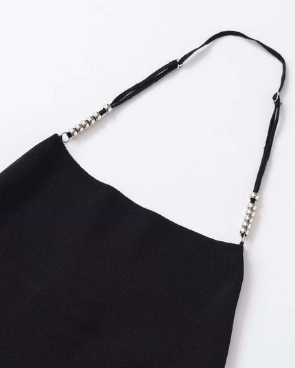 Maison Grozavu Sable Tank Loom in signature tone — front view showing the premium woven texture