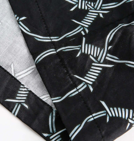 Striped Short Sleeve Shirt - Loose Fit featuring bold stripe patterns and soft polyester fabric for comfort.