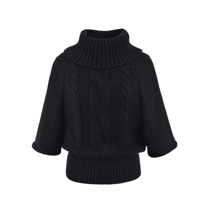 Pull en laine torsadée – Coupe ample