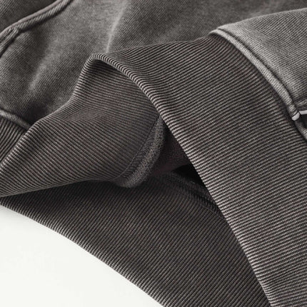 Tape Patchwork Hoodie - Loose Fit