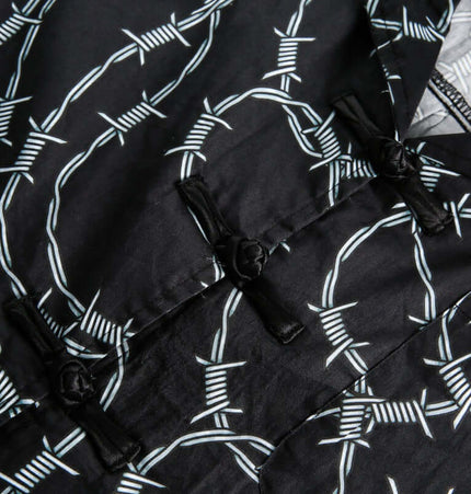 Striped Short Sleeve Shirt - Loose Fit with bold stripe patterns in casual design.