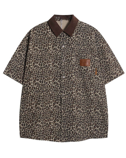 Maison Grozavu Lightweight Shirt - Graphite Profile in signature tone — front view showing the reinforced stitching on the hem