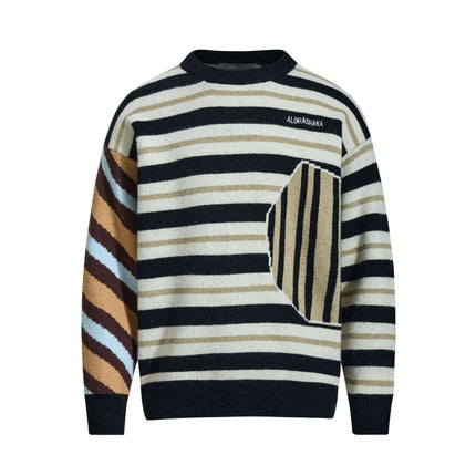 Back view of Pink embroidered paneled pullover by Grozavu