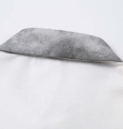 Retro Embroidered Patchwork Polo Hoodie collar detail showcasing vintage-inspired design.