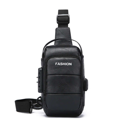 USB Charging Crossbody Chest Bag