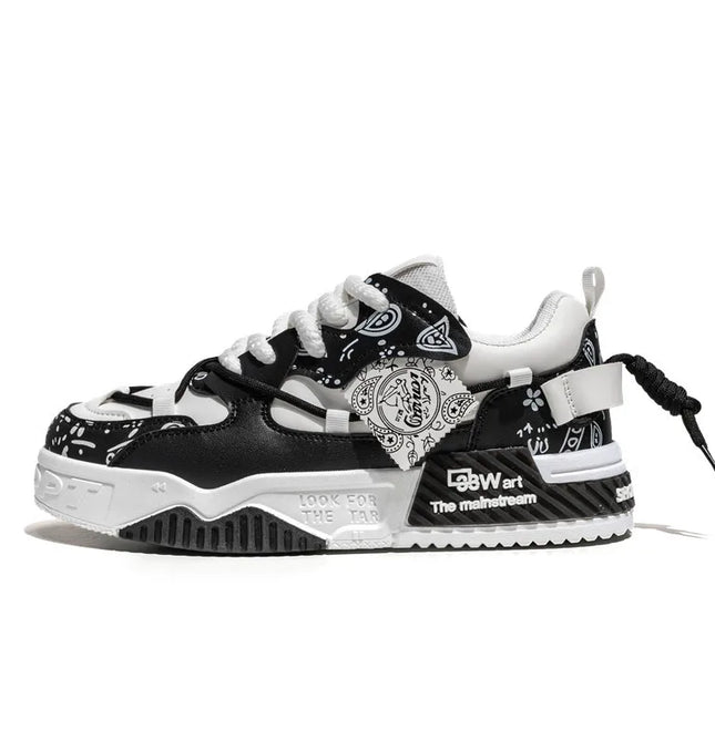 3D Printed Breathable Casual Sneakers