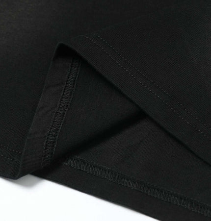 Washed Spray Print TShirt – Loose Fit close-up showing fabric and stitching details.