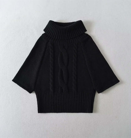 Pull en laine torsadée – Coupe ample