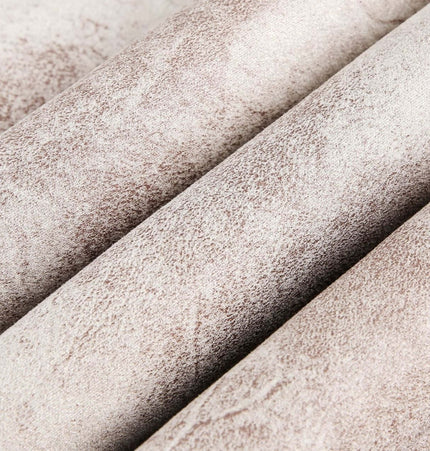 Crack Pattern Leather Jacket – Loose Fit showing distinctive crack-pattern PU leather fabric in neutral tones.