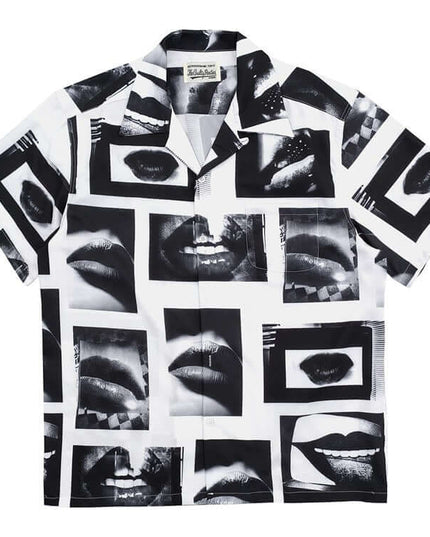 Maison Grozavu Crafted Ecru Shirt in signature tone — front view showing the tailored side seam