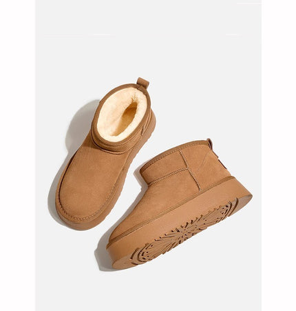 Pantofi din bumbac impermeabili din catifea cu aspect de burete