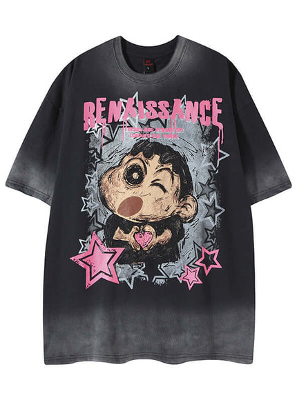 Exclusive Crayon Shin Chan Printed Top urban aesthetic - Image 6
