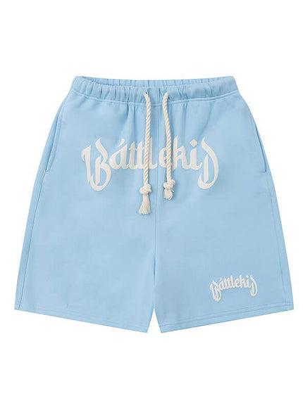 black summer pants with Grozavu logo