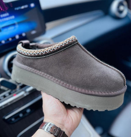 Botas de Nieve de Estilo Étnico Tejidas