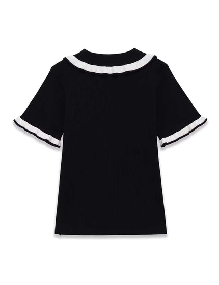 Minimalist Polo Shirt by Grozavu - Craftsmanship Detail (Pos 6)