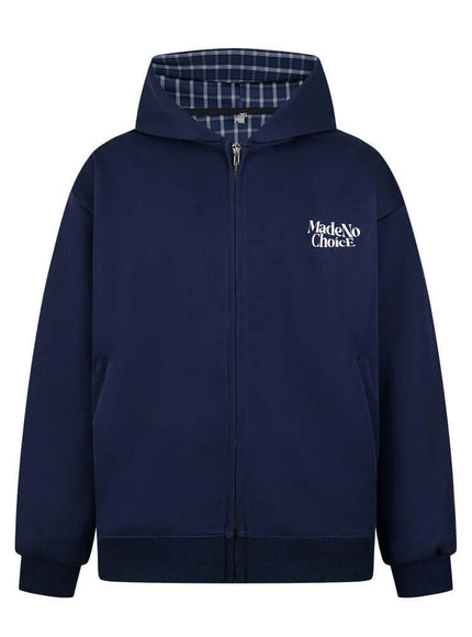 Model wearing Gray hoodie by Grozavu