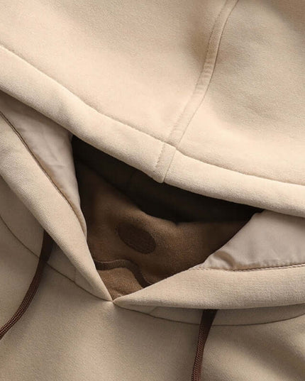 True Earth Hoodie detail shot — collar, cuff or waistband construction visible in precise detail