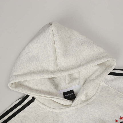 Casual Pullover Sports Hoodie - Relaxed Fit hood detail showcasing premium cotton fabric.