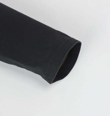 Close-up of the sleeve of the Ripped Gradient Long Sleeve TShirt showcasing its soft fabric and unique design.