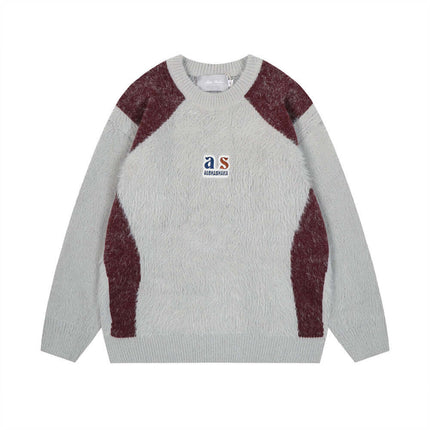 Close-up fabric and fit of Imitation Mink Fur Sweater