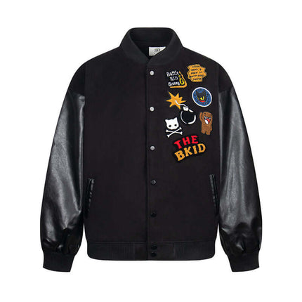 Loose Fit Cartoon Embroidery Jacket