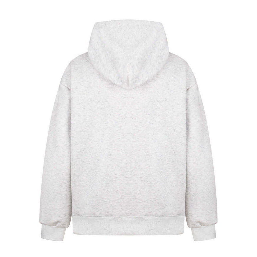 Gray hoodie with Grozavu logo