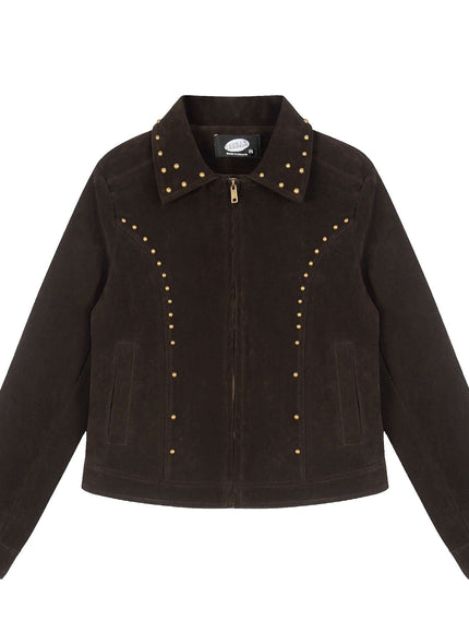 Front view of Decoration Open Front Regular Collar - Grozavu brand streetwear