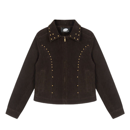 Front view of Decoration Open Front Regular Collar - Grozavu brand streetwear