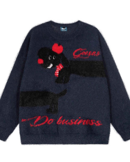 Maison Grozavu Timeless Graphite Sweatshirt in signature tone — front view showing the precise sleeve cut