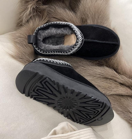 Botas de Nieve de Estilo Étnico Tejidas