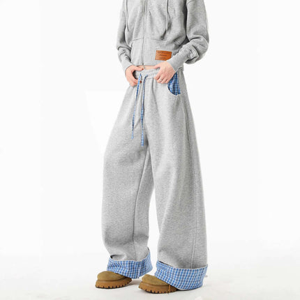 Loose Wide-Leg Sweatpants displayed on a model, showcasing their relaxed fit and modern style.