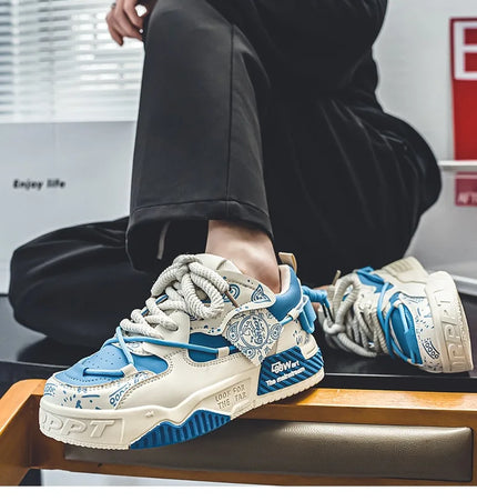 Baskets décontractées respirantes imprimées en 3D