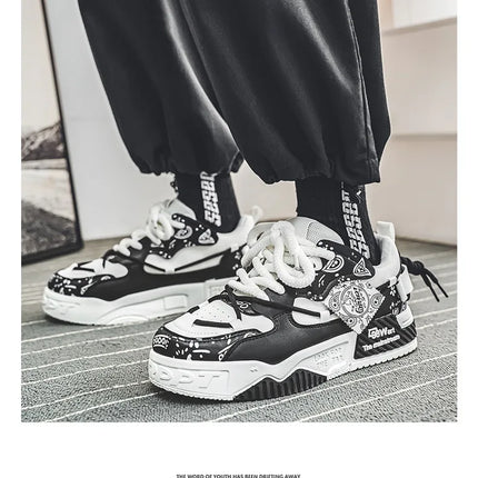 3D Printed Breathable Casual Sneakers