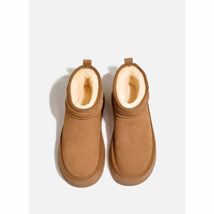 Zapatos de Algodón de Terciopelo Impermeables tipo Bizcocho