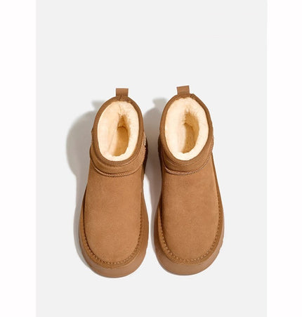 Pantofi din bumbac impermeabili din catifea cu aspect de burete