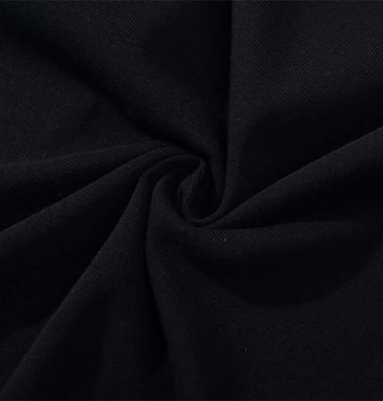 Long Sleeve Printed TShirt - Slim Fit fabric detail showcasing soft cotton and spandex blend for comfort.