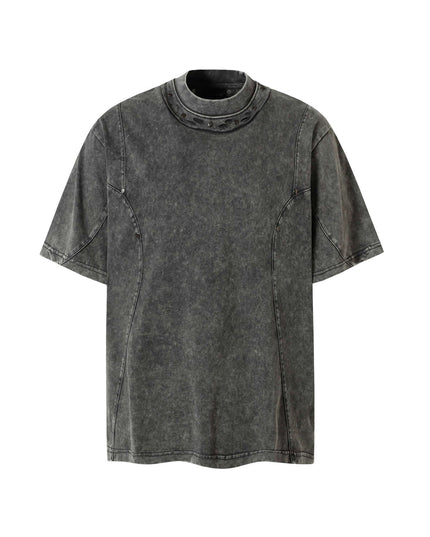 Maison Grozavu Ghost Tee Cut in signature tone — front view showing the precise sleeve cut