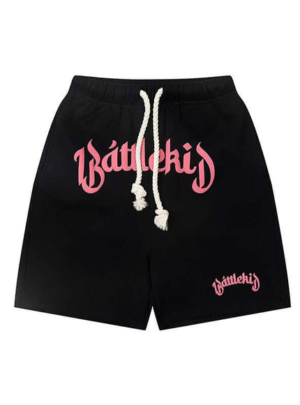 Back view of black summer pants by Grozavu