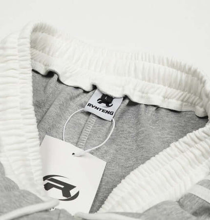 Towel Embroidery Heart Sweatpants waistband showing soft fabric and stylish design for comfort and casual wear.