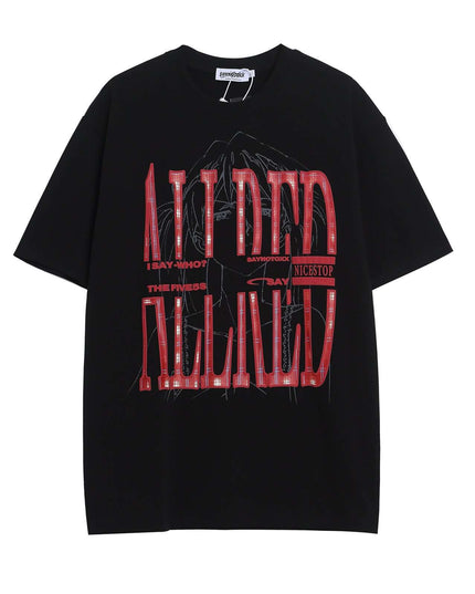 Maison Grozavu Timeless Sable Tee in signature tone — front view showing the reinforced stitching on the hem