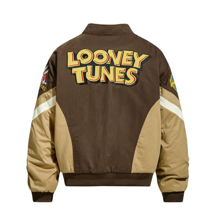 Jachetă de baseball cu blocuri de culoare - Croială lejeră